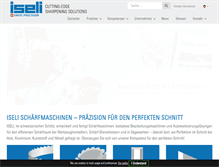 Tablet Screenshot of iseli-swiss.com